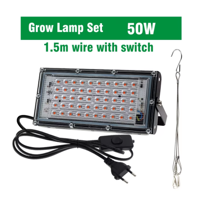 Full Spectrum LED Grow Light with Stand AC220V Phyto Lamp with On/Off Switch for Greenhouse Hydroponic Plant Growth Lighting - Image 10