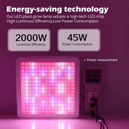 Full Spectrum LED Grow Light 2000W Phytolamp 2835 Led Chips Plant Light for Indoor Plant AC85-265V 2 Mode Switch for Greenhouse - Image 3