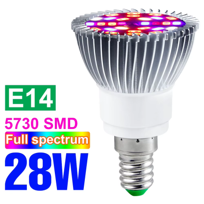 LED Phyto Grow Light Full Spectrum Phytolamp E27 Plant Bulb E14 UV Lamp for Greenhouse Flower Seeds LED Hydroponic Growth Light - Image 14