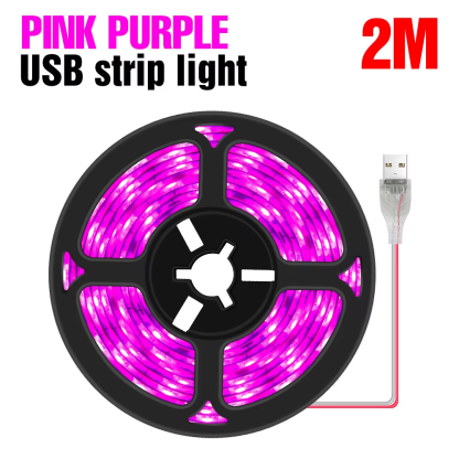 LED Full Spectrum Phyto Lamp USB 5V Grow Light Strip 0.5M 1M 2M 3M 2835 SMD Plants Flowers LED Greenhouse Cultivo Hydroponic - Image 8