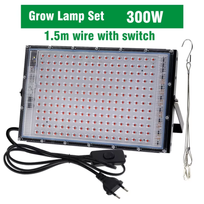Full Spectrum LED Grow Light with Stand AC220V Phyto Lamp with On/Off Switch for Greenhouse Hydroponic Plant Growth Lighting - Image 8