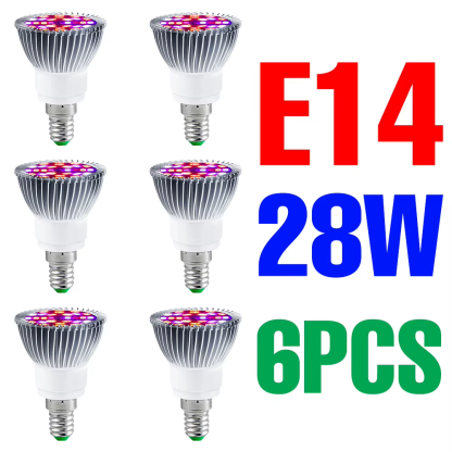 LED Phyto Grow Light Full Spectrum Phytolamp E27 Plant Bulb E14 UV Lamp for Greenhouse Flower Seeds LED Hydroponic Growth Light - Image 15