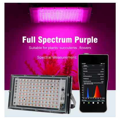 LED Grow Light Phyto Lamp 220V Full Spectrum for Greenhouse Hydroponic Plants 50W 100W 200W Growing Lamp Standing for Seedlings - Image 5