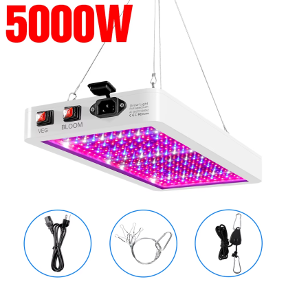 5000W Indoor LED Grow Lights LED Plant Lamp Bulb 220V Full Spectrum Phytolamp 4000W 110V Hydroponics Lampara LED Panel Bombilla - Image 8