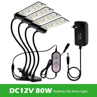 20W 40W 60W 80W LED Grow Light Full Spectrum Phyto Lamp with 3 Modes Timing Function for Indoor Flowers Plants Growth Lighting - Image 10