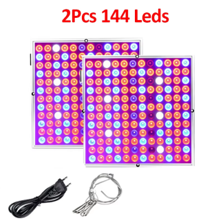 2Pcs Led Grow Lights 500W 100W Full Spectrum Phyto Lamp for Plants Red Blue White IR UV Led for Indoor Plants Flowers Growing