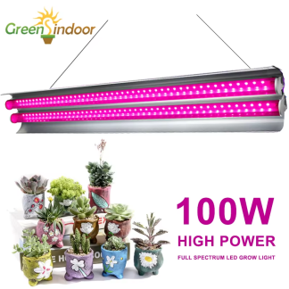 Full Spectrum 100W LED Grow Light Indoor Strip Growth Lamp for Plants Growing Tent Fitolampy Phyto Lamp Flower Growth Light Bulb