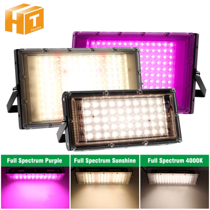 LED Grow Light Phyto Lamp 220V Full Spectrum for Greenhouse Hydroponic Plants 50W 100W 200W Growing Lamp Standing for Seedlings - Image 2