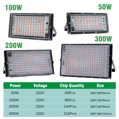 Full Spectrum LED Grow Light with Stand AC220V Phyto Lamp with On/Off Switch for Greenhouse Hydroponic Plant Growth Lighting - Image 4