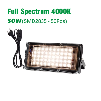 LED Grow Light Phyto Lamp 220V Full Spectrum for Greenhouse Hydroponic Plants 50W 100W 200W Growing Lamp Standing for Seedlings - Image 9
