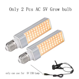 Phyto Lamp USB Dimmable Led Plant Grow Light 45W Full Spectrum for Indoor Flower Tent Plant Seedling Fitolampy