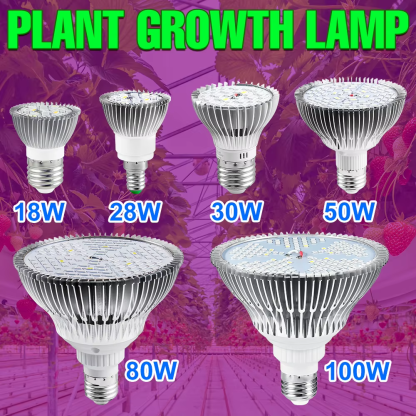 Plant Grow Light LED Full Spectrum 220V E14 Grow Tent LED Phyto Lamp Hydroponics Bulb E27 Fito Lampara 18W 28W 30W 50W 80W 100W - Image 3