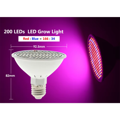 LED Grow Light Bulb Full Spectrum Lamp E27 LED Lights for Indoor Growing E27 Bulb Phytolamp for Plants Seedling Flower Grow Tent - Image 6