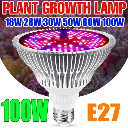 Plant Grow Light LED Full Spectrum 220V E14 Grow Tent LED Phyto Lamp Hydroponics Bulb E27 Fito Lampara 18W 28W 30W 50W 80W 100W - Image 2