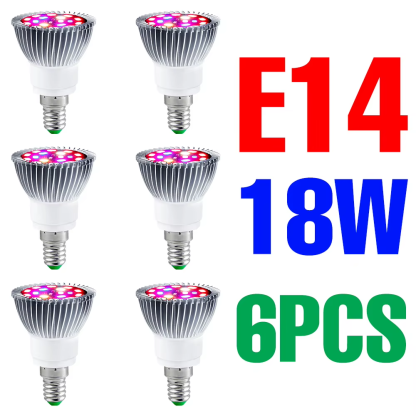 LED Phyto Grow Light Full Spectrum Phytolamp E27 Plant Bulb E14 UV Lamp for Greenhouse Flower Seeds LED Hydroponic Growth Light - Image 10