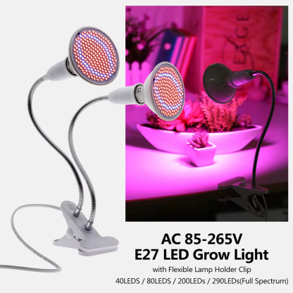 LED Grow Light Bulb Full Spectrum Lamp E27 LED Lights for Indoor Growing E27 Bulb Phytolamp for Plants Seedling Flower Grow Tent - Image 3